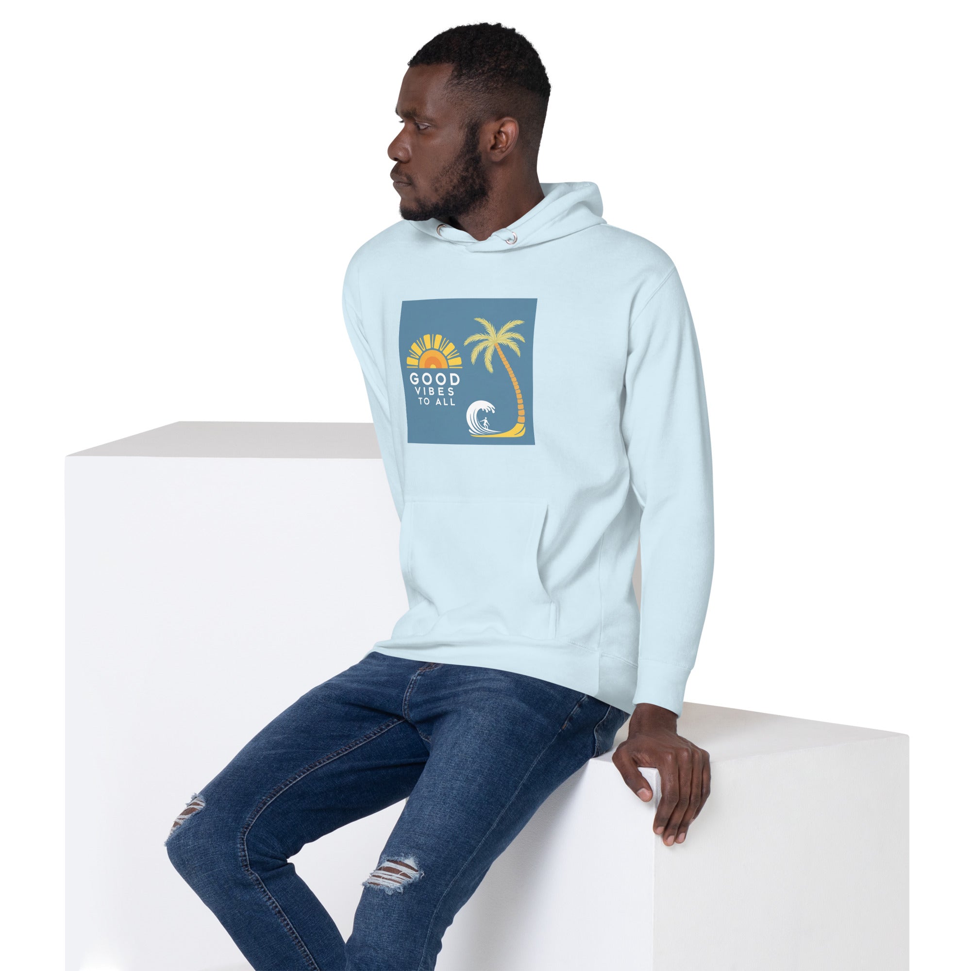 GOOD VIBES TO ALL — Unisex Hoodie